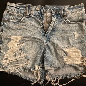 AE High Waisted Mom Short Shorts